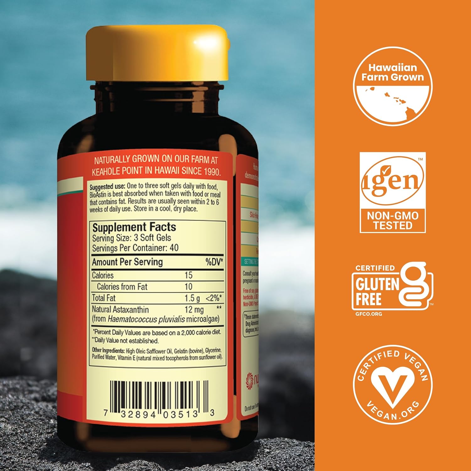 BioAstin Hawaiian Astaxanthin 4mg - 120ct