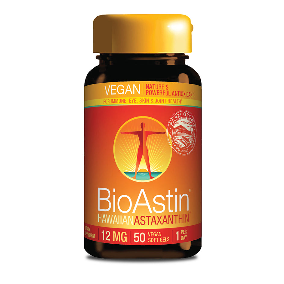 BioAstin Hawaiian Astaxanthin 50ct 12MG Vegan