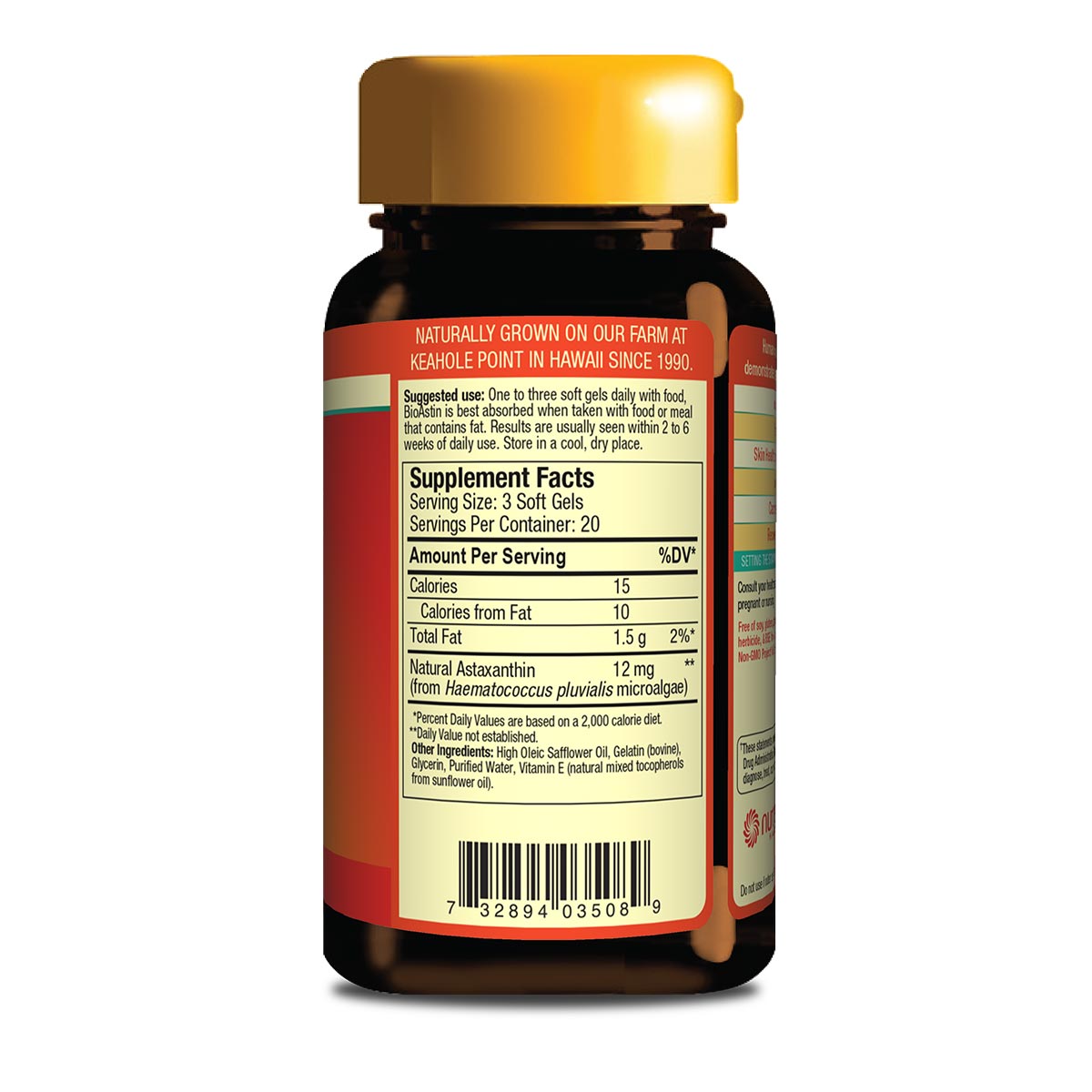 BioAstin Hawaiian Astaxanthin 4mg - 60ct